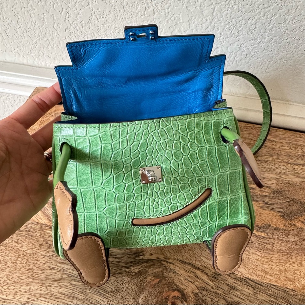 Leather Embossed Top handle Doll Bag - Picture 13 of 16